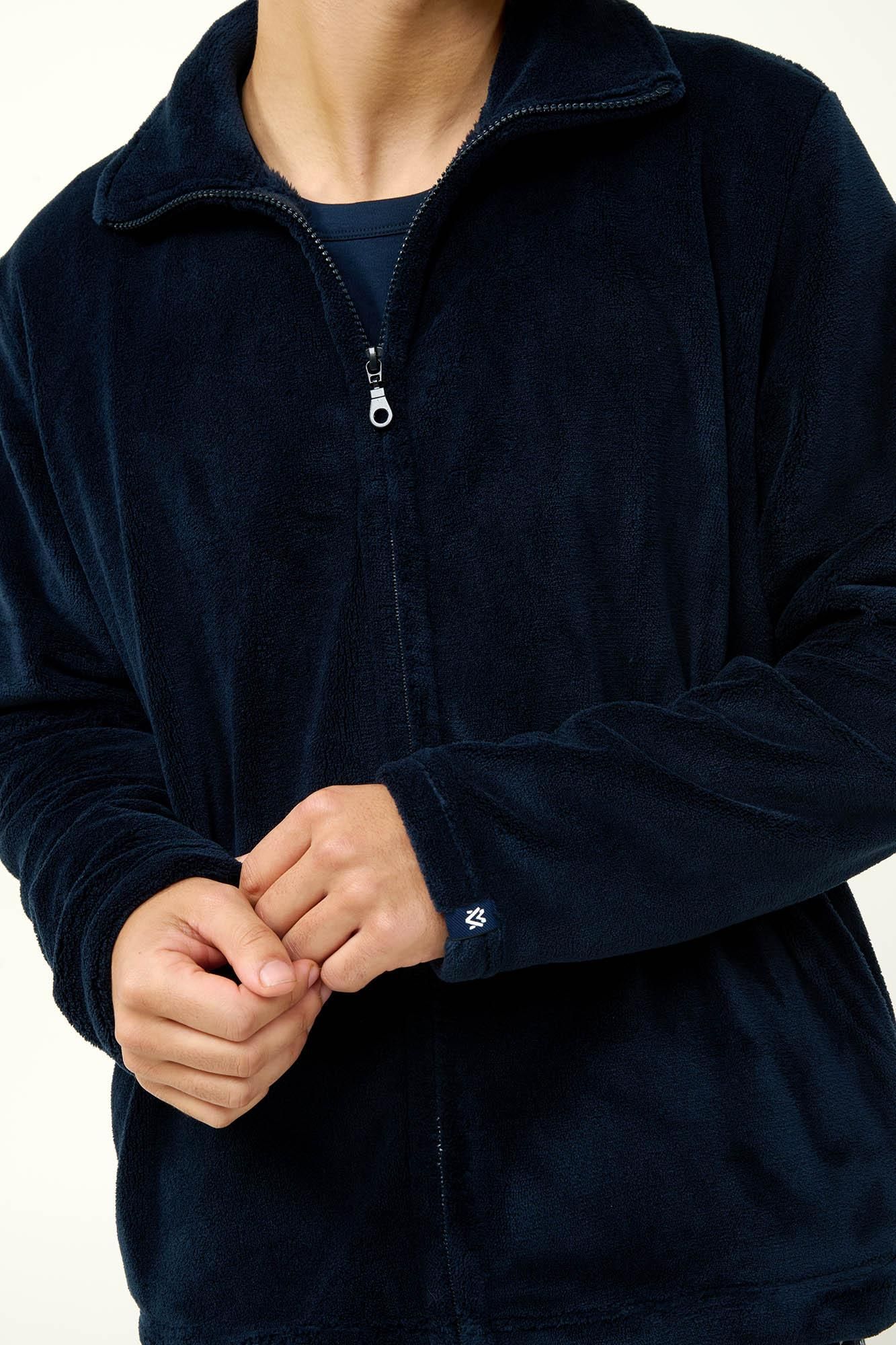 Vamp Ανδρική Fleece Ζακέτα με Φερμουάρ Vamp Ανδρική Fleece Ζακέτα με Φερμουάρ