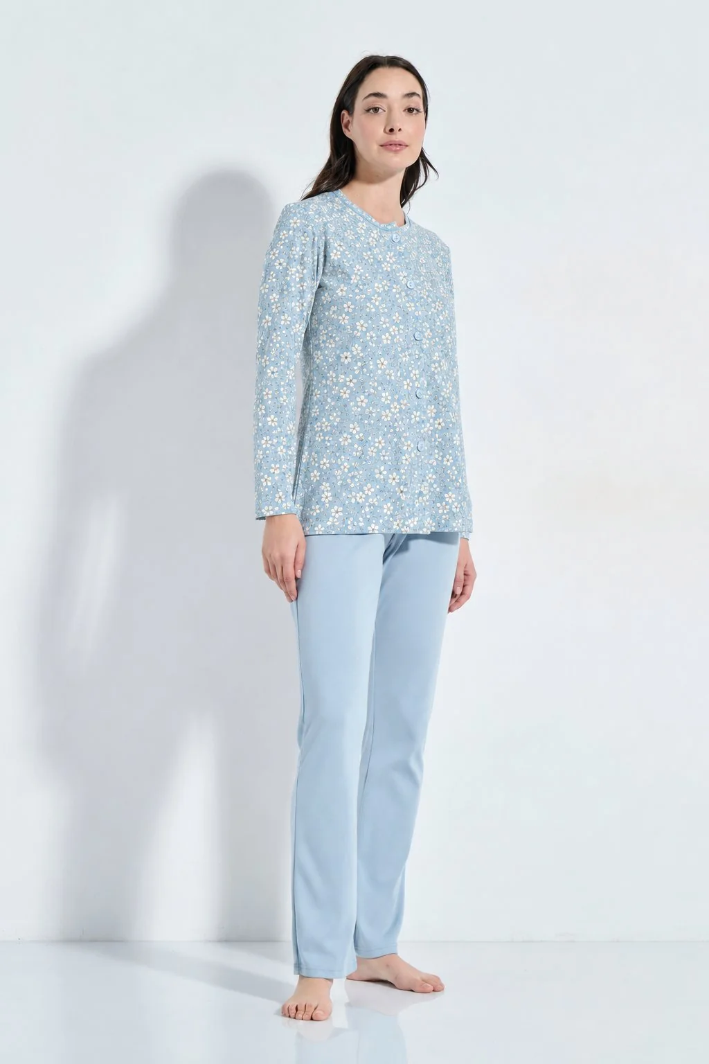 Jeannette Πιτζάμα Κουμπωτή Fleur (8329) Jeannette Πιτζάμα Κουμπωτή Fleur (8329)