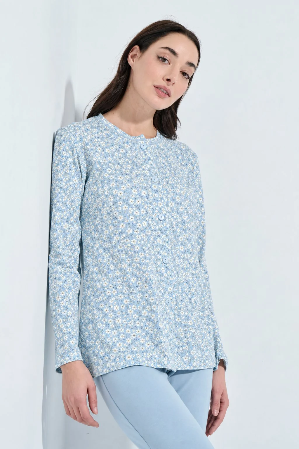 Jeannette Πιτζάμα Κουμπωτή Fleur (8329) Jeannette Πιτζάμα Κουμπωτή Fleur (8329)